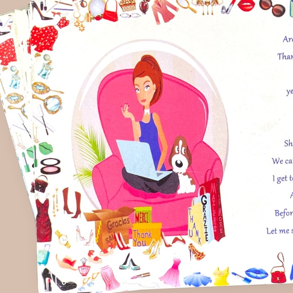 Posh World 25 4X6 Cards PRICE IS FIRM. - Picture 3 of 5